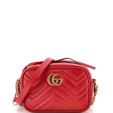 Gucci GG Marmont Shoulder Bag Matelasse Leather Mini