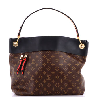 Louis Vuitton Tuileries Hobo Monogram Canvas with Leather