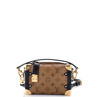 Louis Vuitton Side Trunk Handbag Reverse Monogram Canvas PM