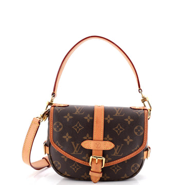 Louis Vuitton Saumur Handbag Monogram Canvas BB