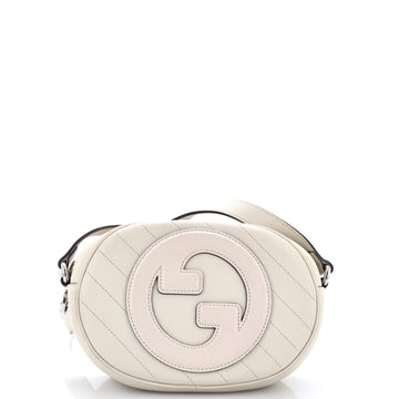 Gucci Blondie NM Round Camera Bag Diagonal Quilted Leather