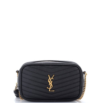 Saint Laurent Lou Camera Bag Matelasse Chevron Leather Mini