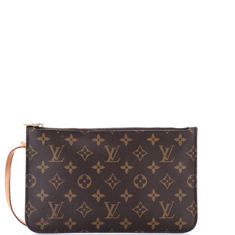 Louis Vuitton Neverfull Pochette Monogram Canvas Large