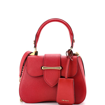 Prada Sidonie Top Handle Bag Saffiano Leather Small