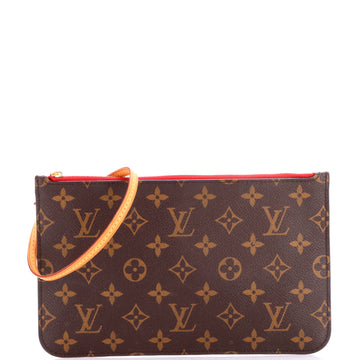 Louis Vuitton Neverfull Pochette Monogram Canvas Large