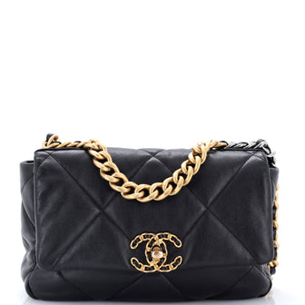 Chanel 19 Flap Bag Quilted Leather Medium