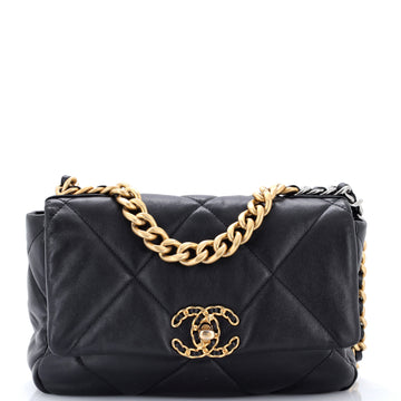 Chanel 19 Flap Bag Quilted Leather Medium
