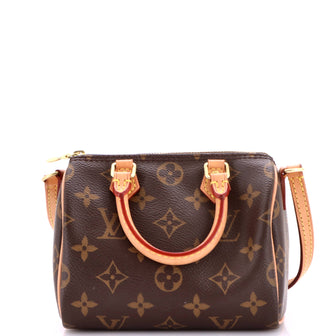 Louis Vuitton Speedy Bandouliere Bag Monogram Canvas Nano