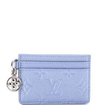 Louis Vuitton LV Charms Card Holder Monogram Empreinte Leather