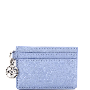 Louis Vuitton LV Charms Card Holder Monogram Empreinte Leather