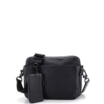 Louis Vuitton Trio Messenger Bag Monogram Shadow Leather