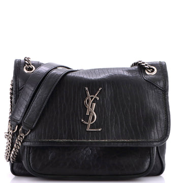 Saint Laurent Niki Chain Flap Bag Leather Baby