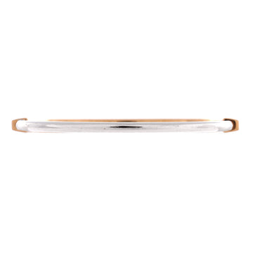 Tiffany & Co. Lock Bangle Bracelet 18K Rose Gold and 18K White Gold with Diamonds Narrow