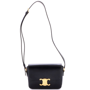 Celine Triomphe Shoulder Bag Smooth Calfskin Teen