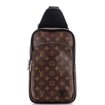 Louis Vuitton Avenue Sling Bag NM Macassar Monogram Canvas