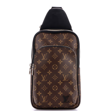 Louis Vuitton Avenue Sling Bag NM Macassar Monogram Canvas