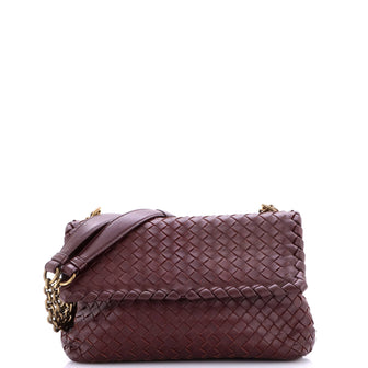 Bottega Veneta Olimpia Crossbody Bag Intrecciato Nappa Medium