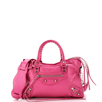 Balenciaga City Classic Studs Bag Leather Small