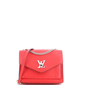 Louis Vuitton Mylockme Monochrome Handbag Leather BB