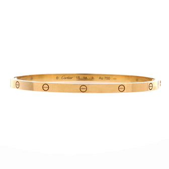 Cartier Love Bracelet 18K Yellow Gold Small