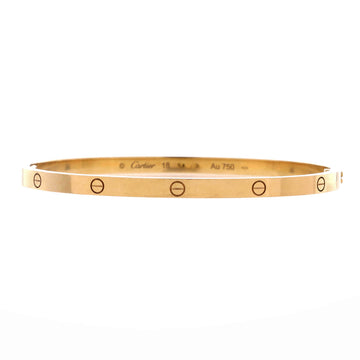 Cartier Love Bracelet 18K Yellow Gold Small