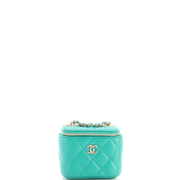 Chanel Trendy CC Vanity Case with Chain Quilted Lambskin Mini