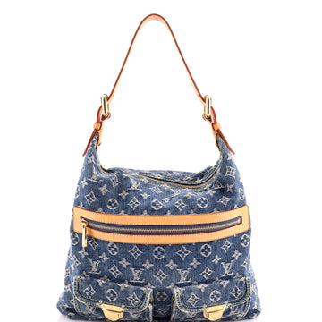 Louis Vuitton Baggy Handbag Denim GM