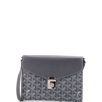 Goyard Chypre Wallet on Strap Coated Canvas with Leather