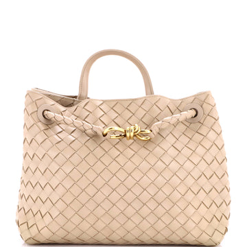 Bottega Veneta Andiamo Top Handle Bag Intrecciato Nappa Medium