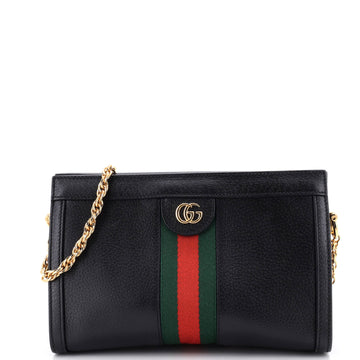 Gucci Ophidia Chain Shoulder Bag Leather Small