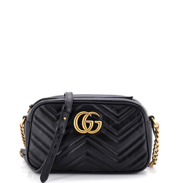 Gucci GG Marmont Shoulder Bag Matelasse Leather Small