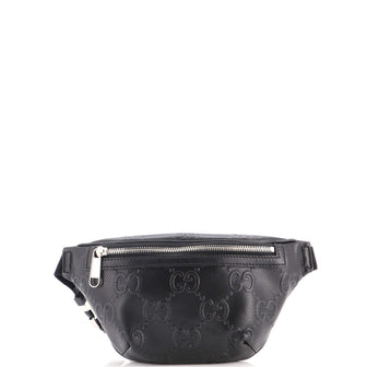 Gucci Belt Bag GG Embossed Perforated Leather Small