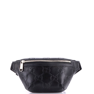 Gucci Belt Bag GG Embossed Perforated Leather Small