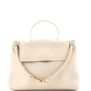 Bottega Veneta Ciao Ciao Top Handle Bag Leather with Intrecciato Detail Medium