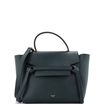 Celine Belt Bag Textured Leather Micro