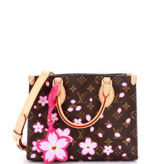 Louis Vuitton x Takashi Murakami OnTheGo Tote Limited Edition Cherry Blossom Monogram PM