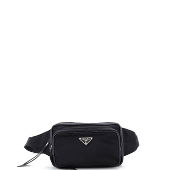 Prada Zip Waist Bag Tessuto Small