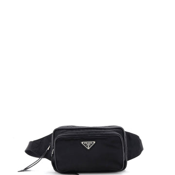 Prada Zip Waist Bag Tessuto Small