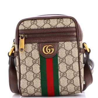 Gucci Ophidia Messenger Bag GG Coated Canvas Mini