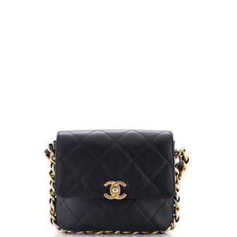Chanel Framing Chain Flap Bag Quilted Calfskin Small