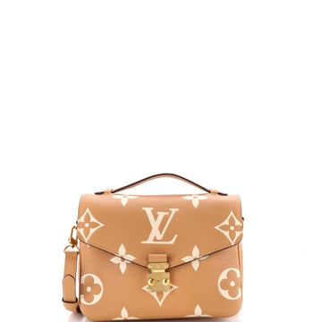 Louis Vuitton Pochette Metis Bicolor Monogram Empreinte Giant