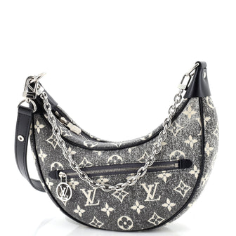 Louis Vuitton Loop Handbag Monogram Jacquard Denim