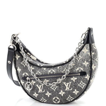 Louis Vuitton Loop Handbag Monogram Jacquard Denim
