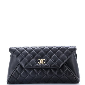 Chanel Fold Up Again Clutch Quilted Lambskin