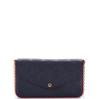 Louis Vuitton Felicie Pochette Monogram Empreinte Leather