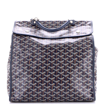 Goyard Saint Leger Briefcase Backpack Coated Canvas