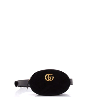 Gucci GG Marmont Belt Bag Matelasse Velvet