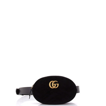 Gucci GG Marmont Belt Bag Matelasse Velvet