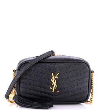 Saint Laurent Lou Camera Bag Matelasse Chevron Leather Mini