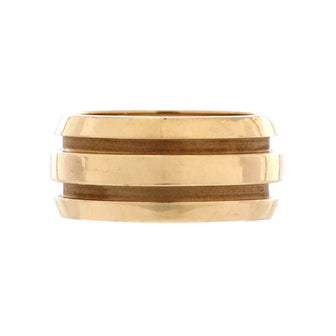 Tiffany & Co. Atlas Groove Band Ring 18K Yellow Gold Wide